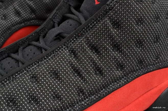 Rep Onekick RetroBred 13 Jordan Air mens 414571-004 black  red 0809